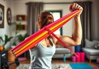 Ćwiczenia na biceps z gumą oporową – efektywne treningi w domu